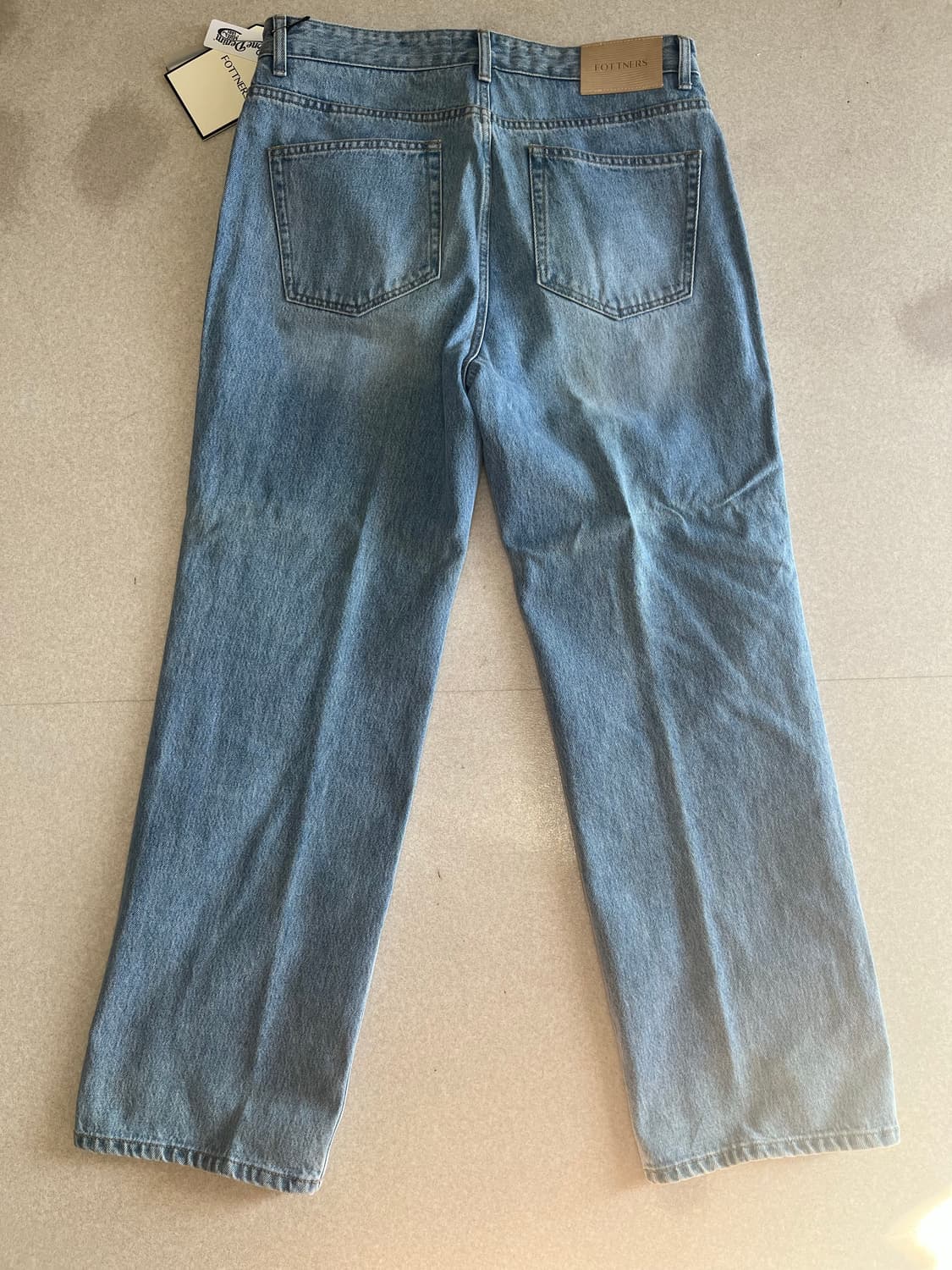 포트너스 Blue Cone Wide Jeans XL 사이즈 팝니다 상품이미지3