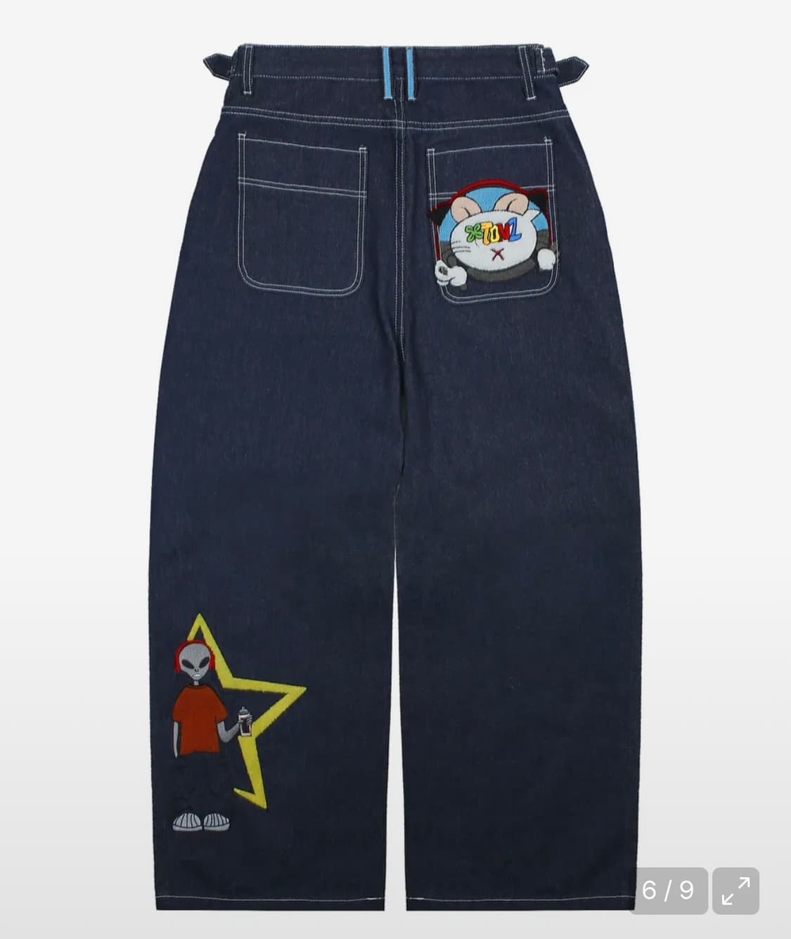 [엑스톤즈] 스커퍼 에일리언 데님 팬츠 (INDIGO) 상품이미지4