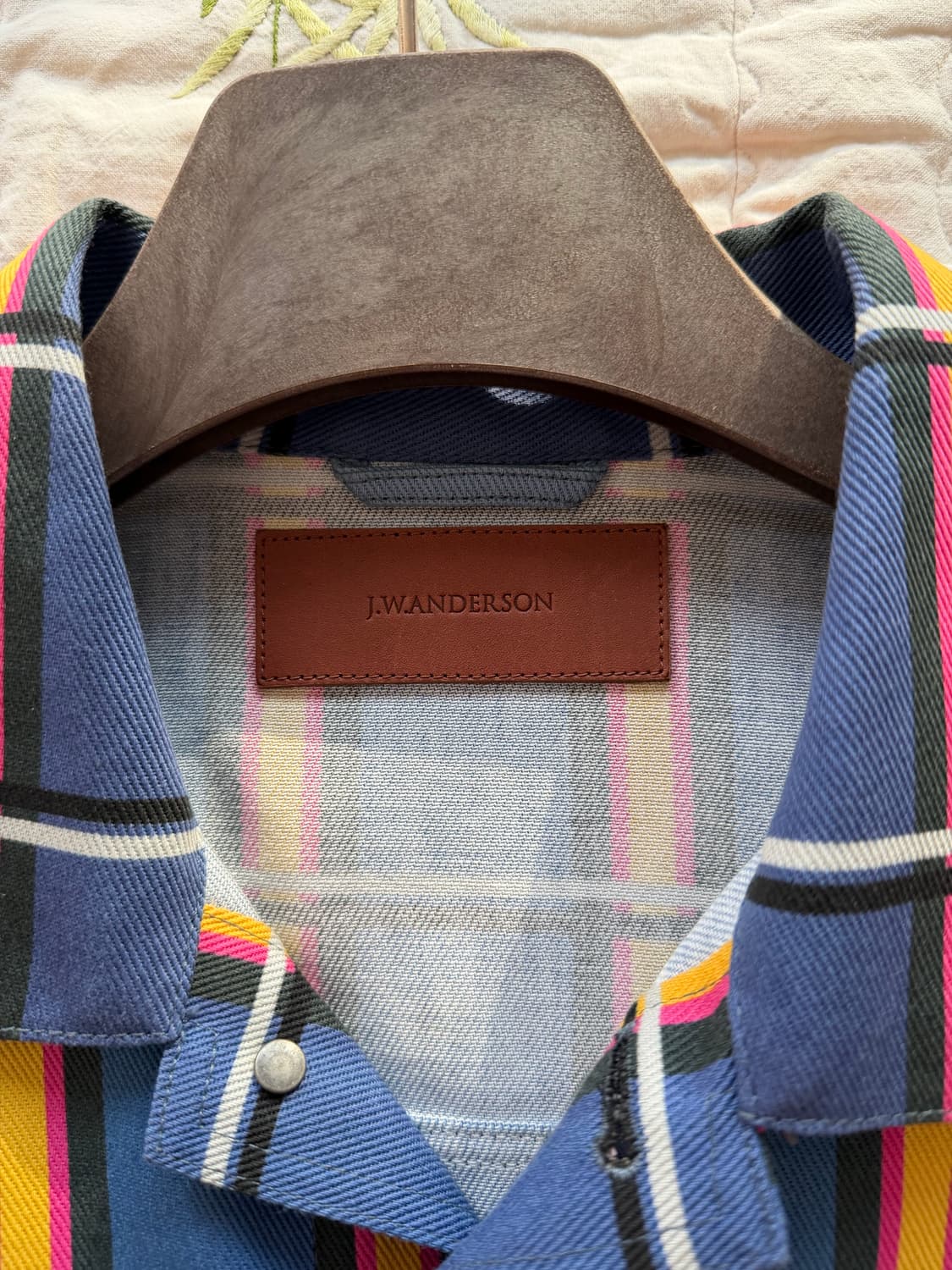 JW 앤더슨 송아지가죽레더 디테일 자켓 made in italy🇮🇹 상품이미지4