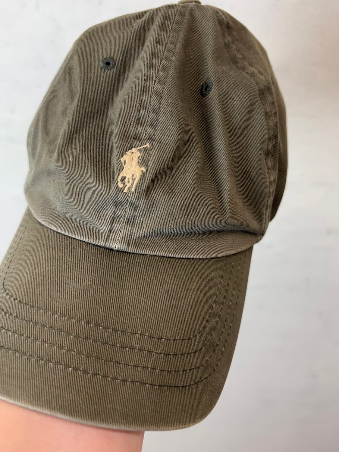 폴로랄프로렌 빈티지 카키 볼캡 상품이미지2