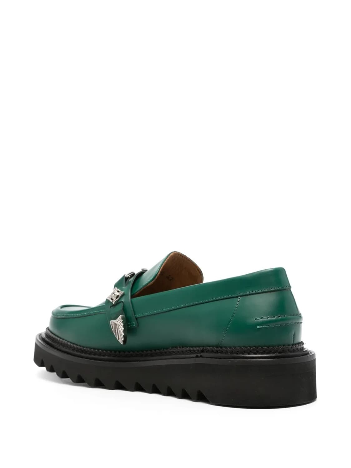 토가 비릴리스 AJ1253 투톤 청키 로퍼 다크그린 41사이즈 상품이미지3