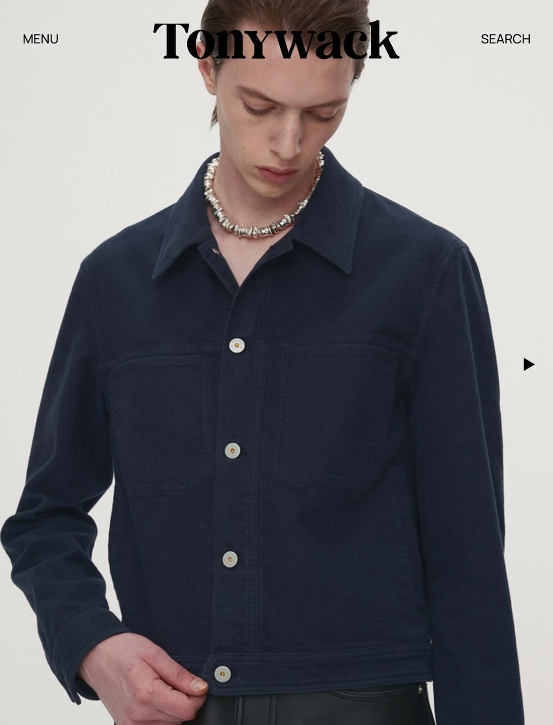 토니웩 몰스킨 트러커 자켓L 상품이미지2