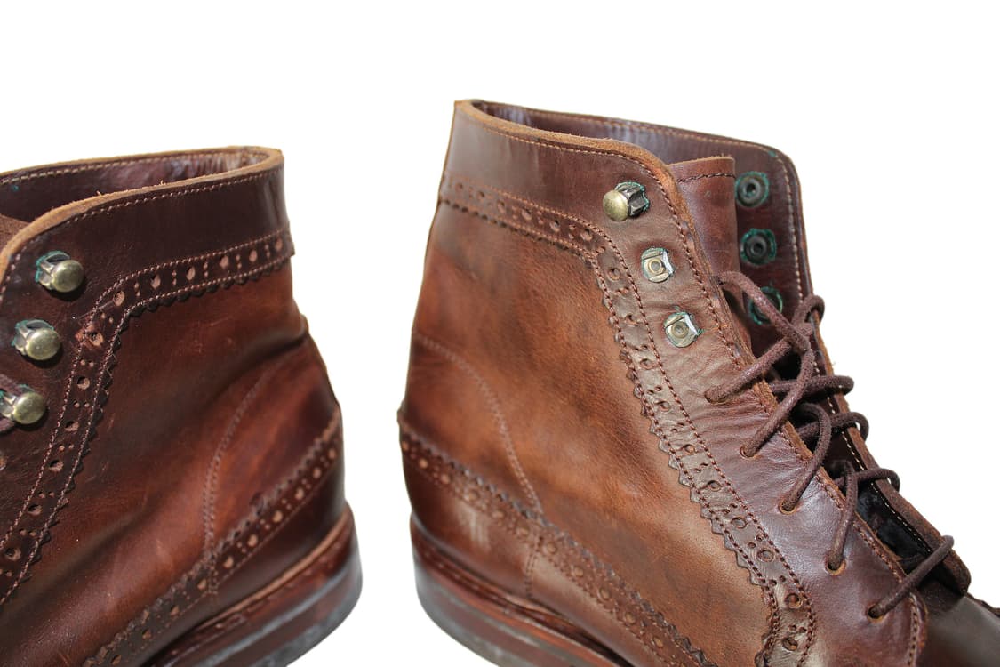 THE KLAXON 더클락슨 풀그레인 브로그 부츠 상품이미지4