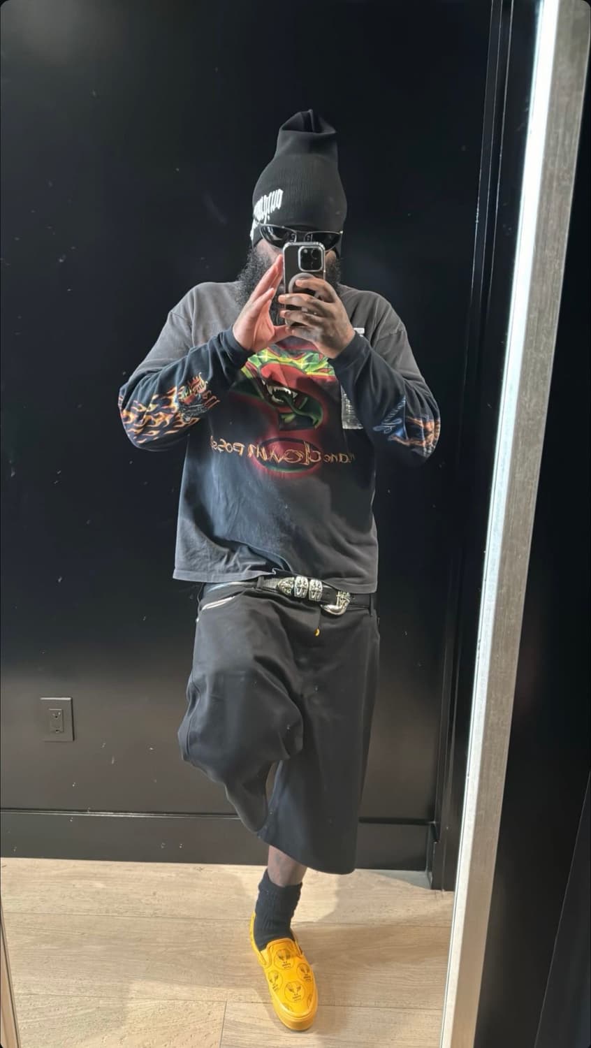 할리데이비슨 00’s 플레임 롱슬리브 상품이미지1