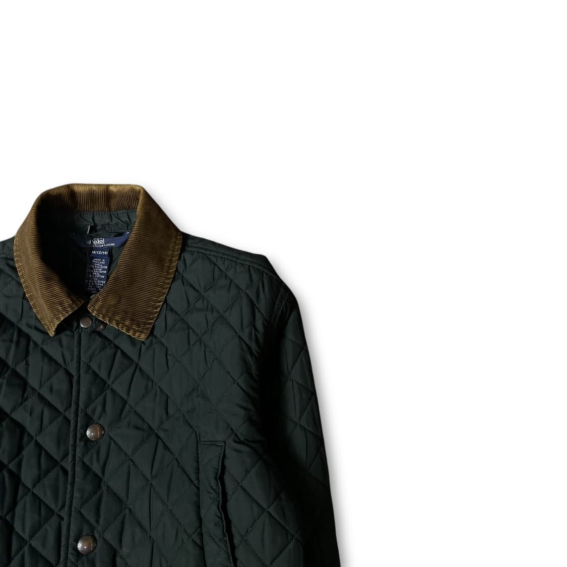 폴로랄프로렌 키즈 코듀로이 카라 퀄팅 자켓 M(12-14) 상품이미지2