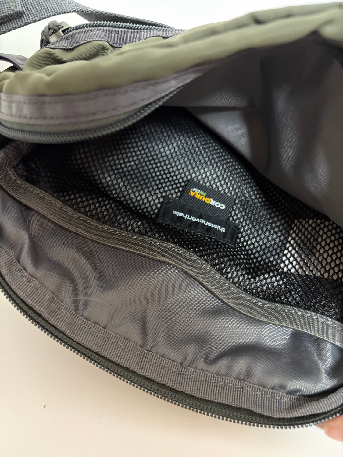 디스이즈네버댓 Leicht Shoulder Bag Olive Drab 상품이미지3