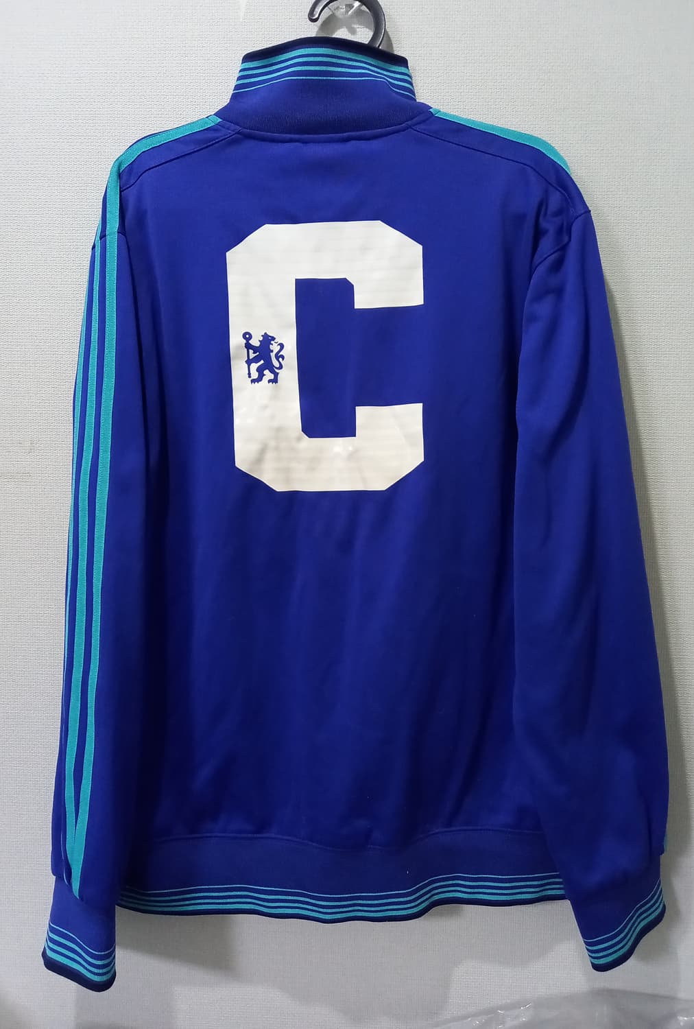 아디다스 첼시 블루 트랙탑 저지 져지집업 100/L 상품이미지4