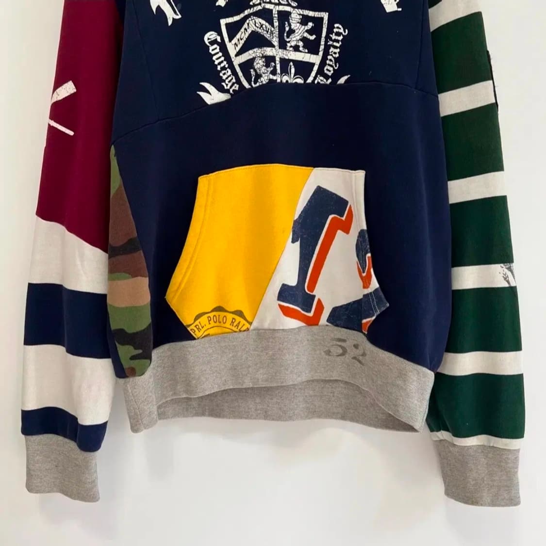 [L] 폴로 랄프로렌 로잉클럽 패치워크 후드티 상품이미지3