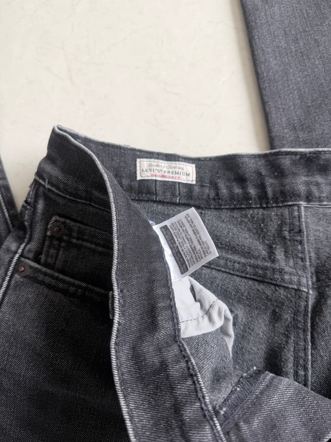 리바이스 511 블랙 워싱 청바지 W30 L32 상품이미지7