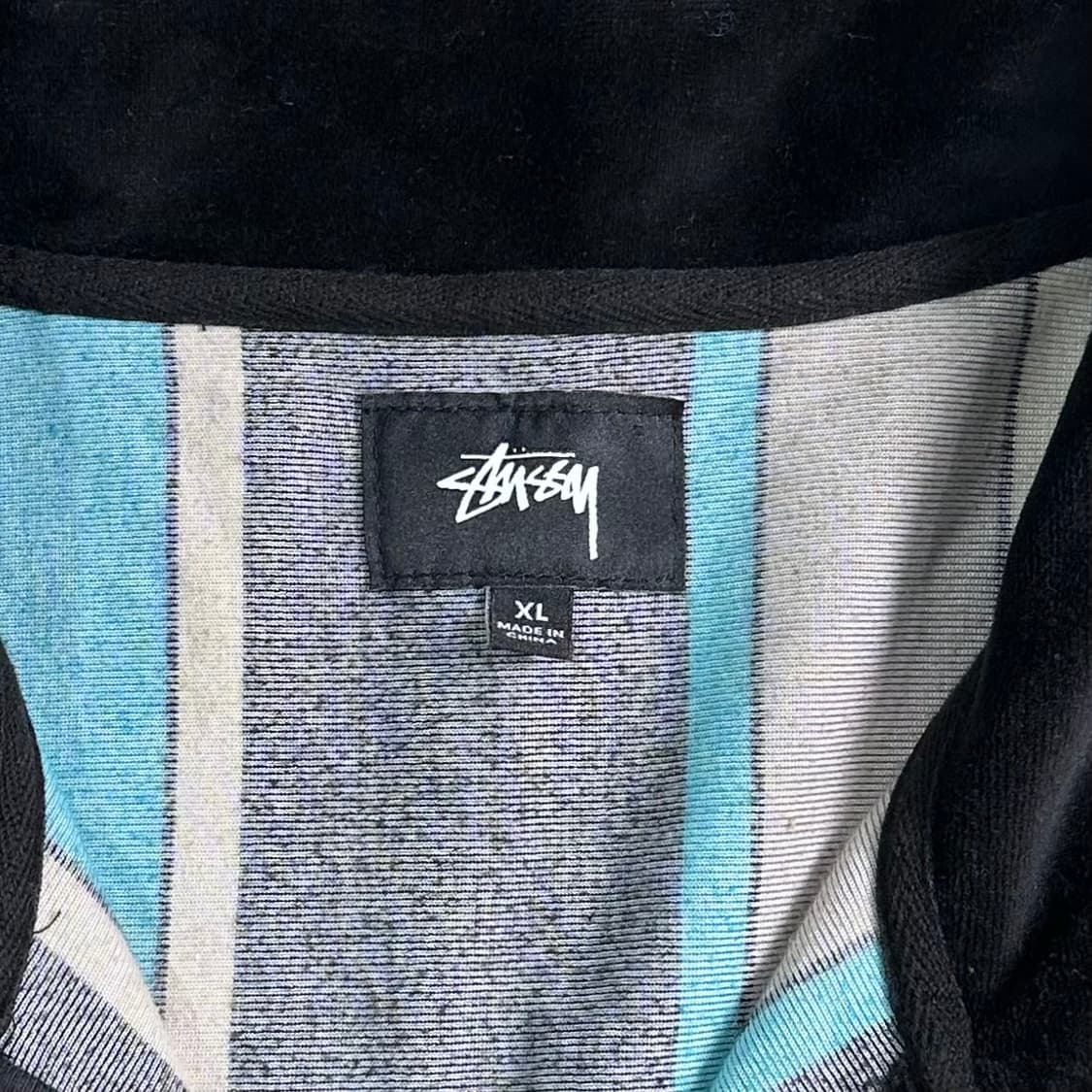 스투시 벨루아 스트라이프 풀 집업  상품이미지7