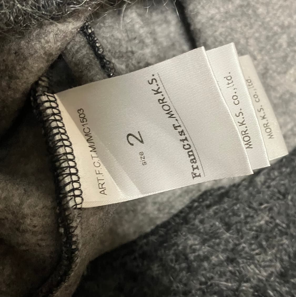 Skull heart cubic hairy hoodie 상품이미지7