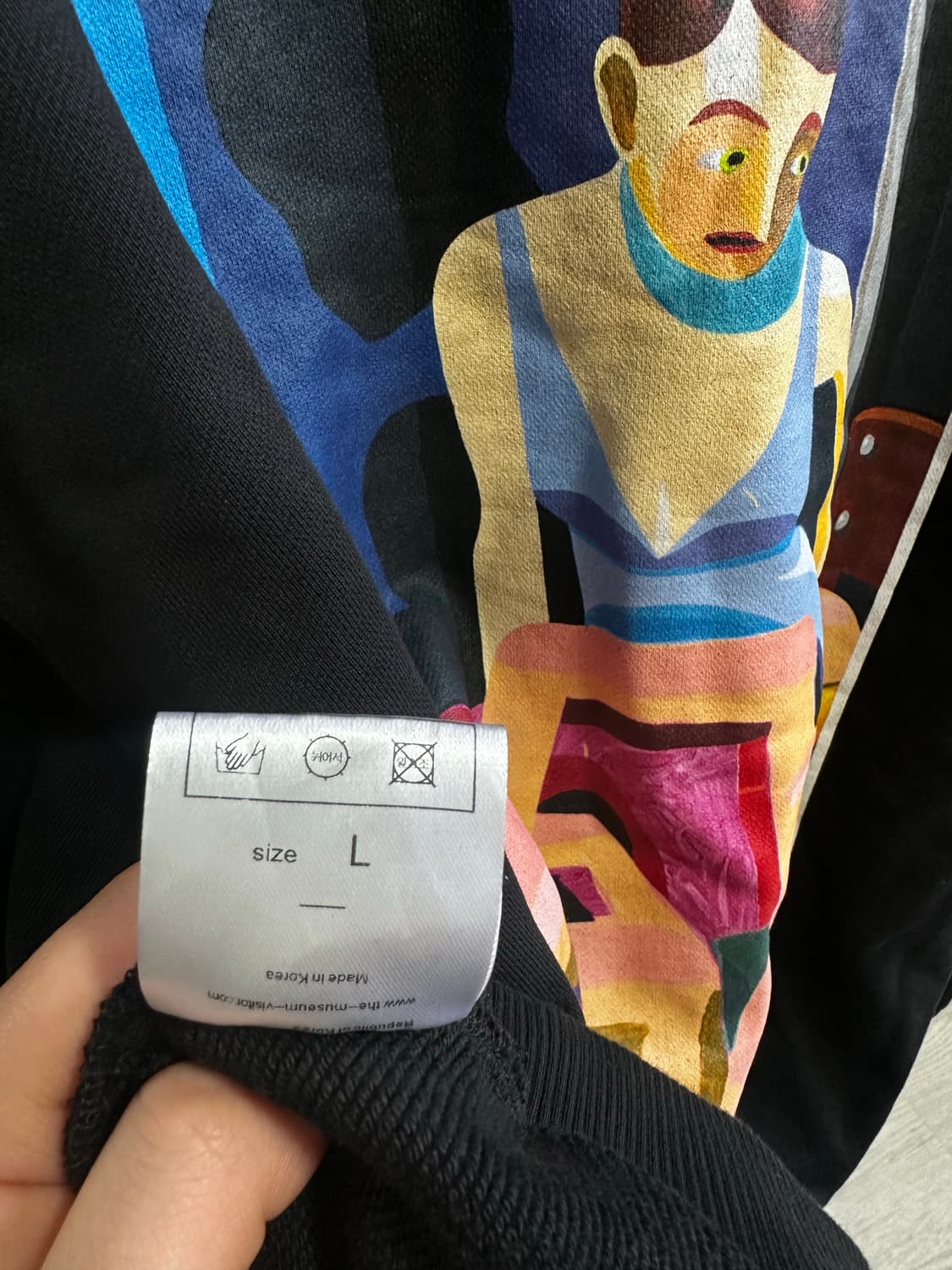 더뮤지엄비지터 후드티 L(풀박스) 상품이미지3