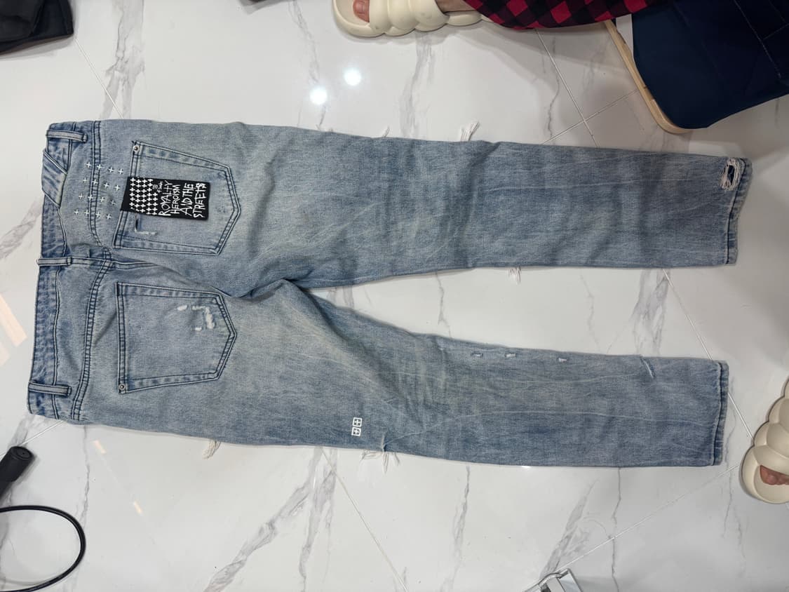 Ksubi 칫치 노웨어 어센틱 트래쉬드 진 상품이미지2