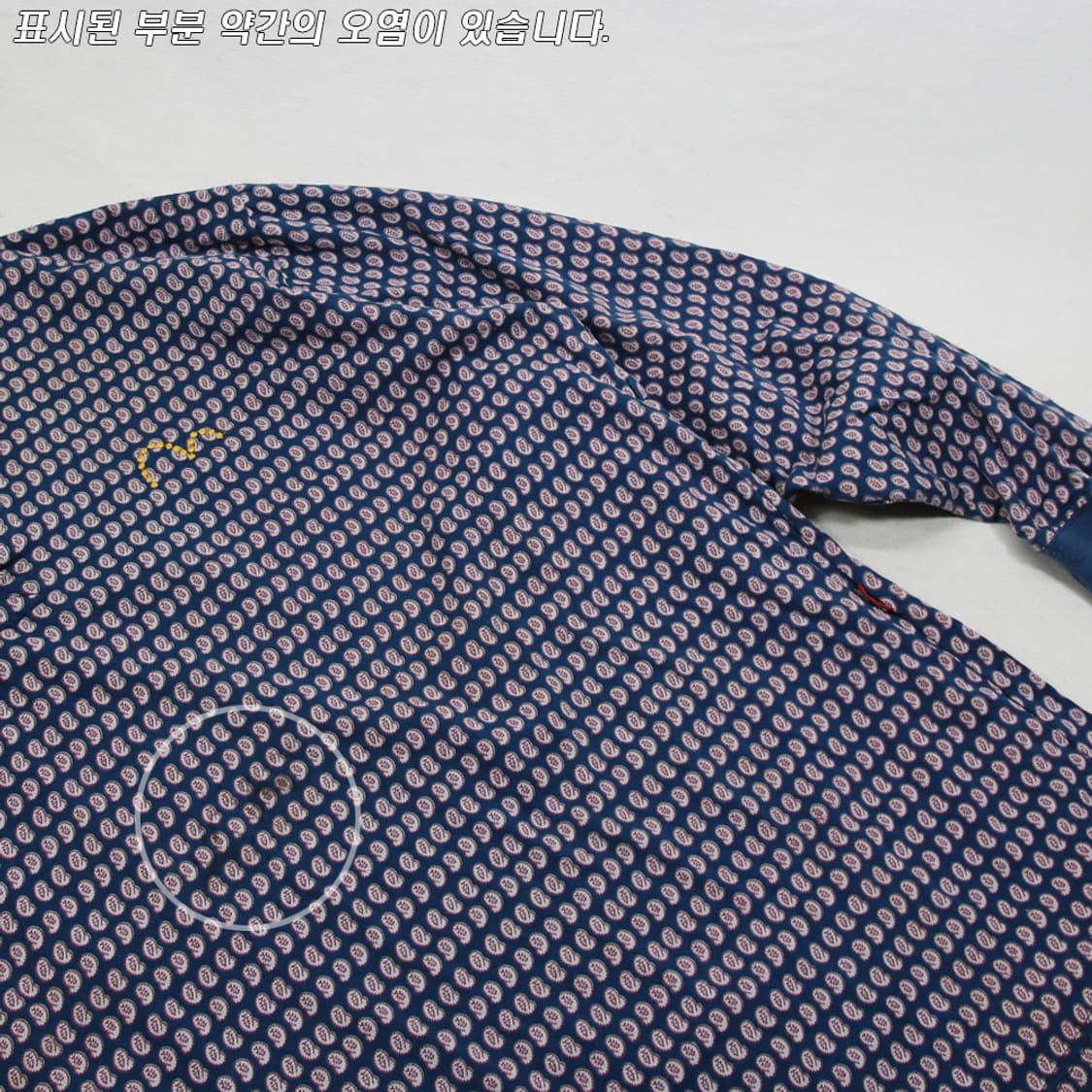 (착용컷) EVISU 패턴 카라 티셔츠 (남성용 100) 상품이미지6