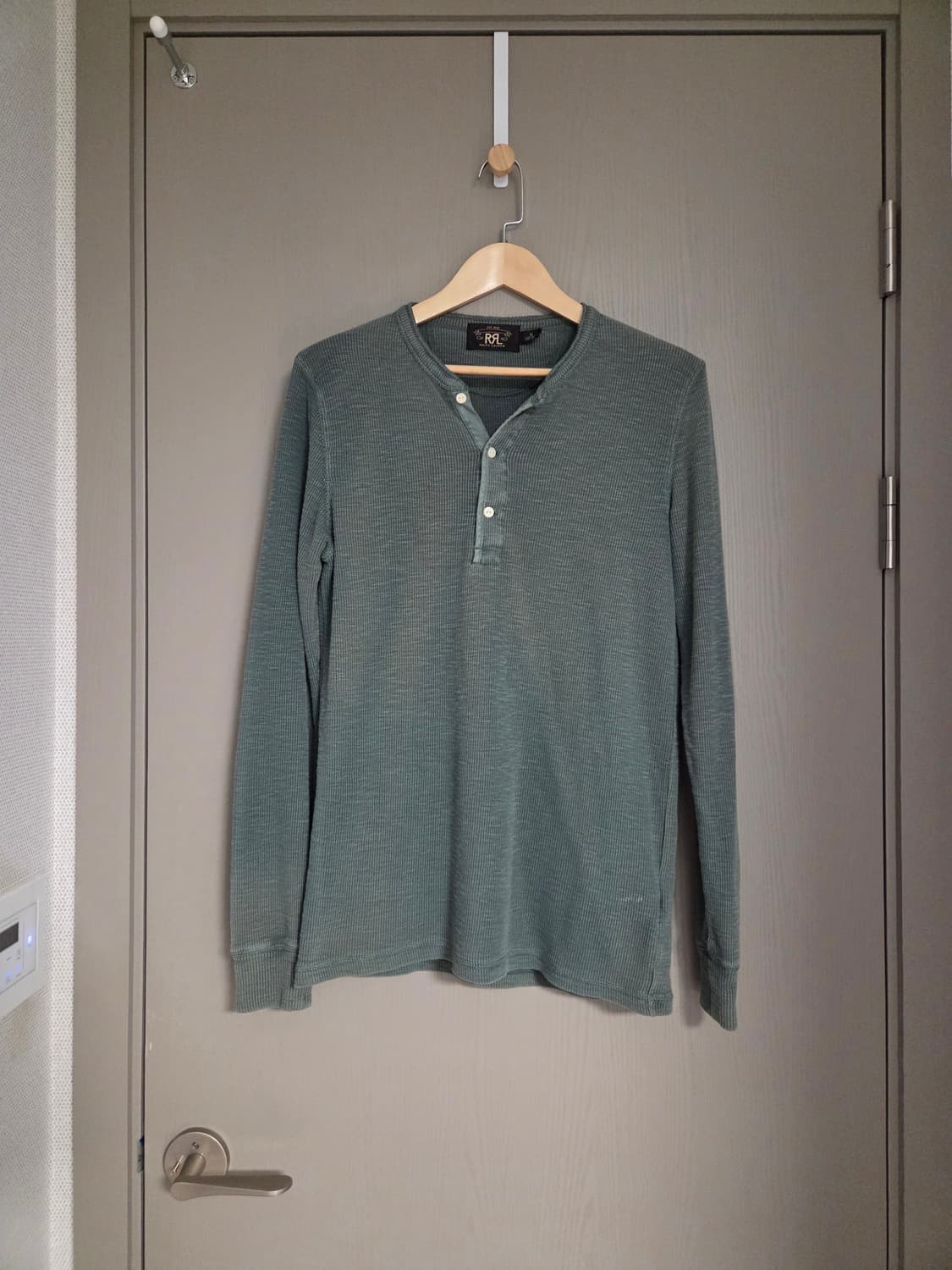 RRL 더블알엘 와플 헨리넥 긴팔 티셔츠 M 상품이미지1