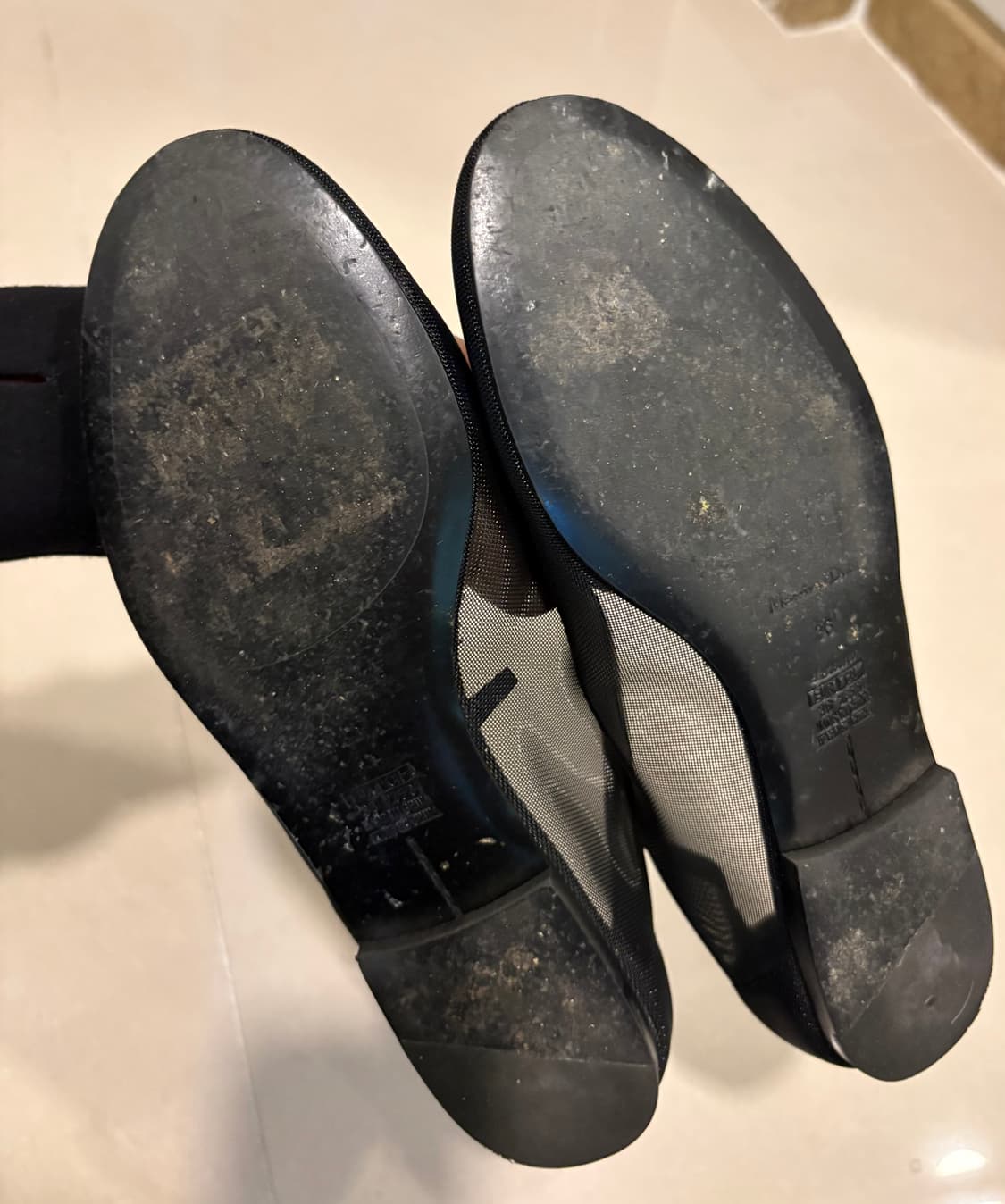 마시모두띠 망사플랫 블랙(36) 상품이미지2