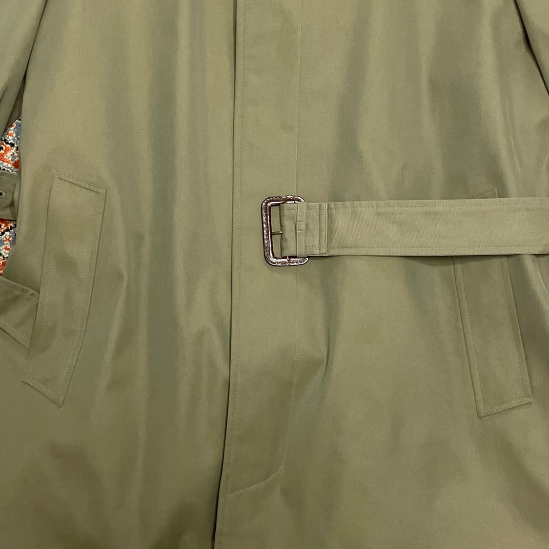 닥스 카키 나그랑 롱코트(내피 허리띠 풀세트) 남성100 상품이미지3