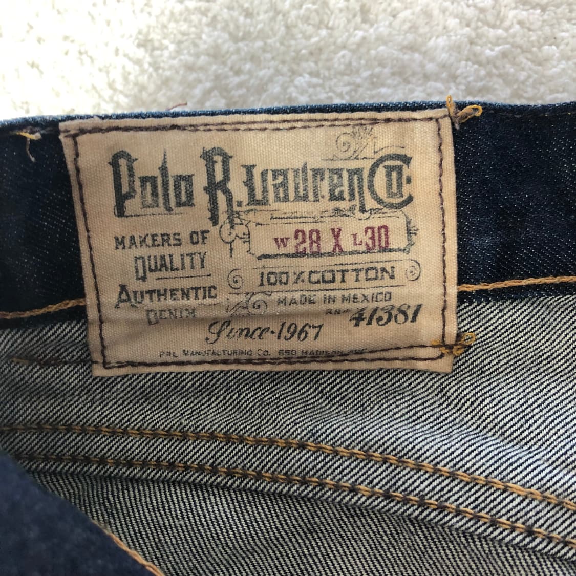 폴로랄프로렌 셀비지 데님팬츠 상품이미지10