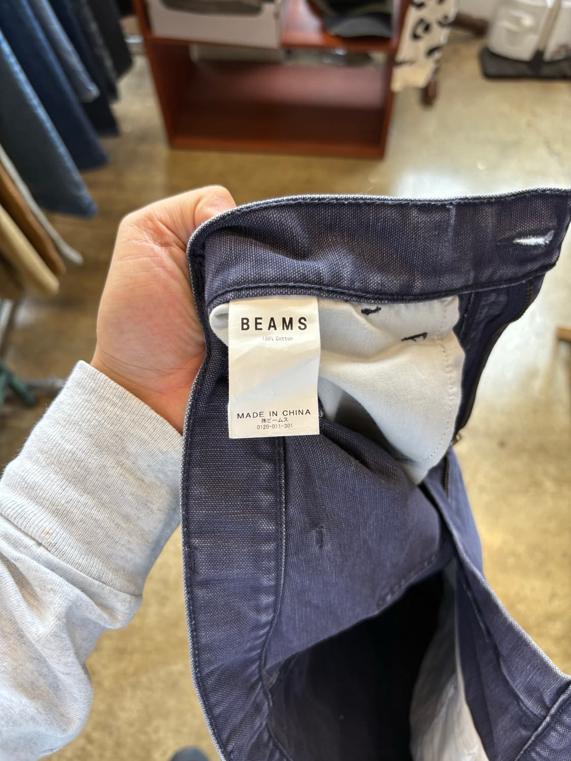 BEAMS 캔버스 카펜더 워크 쇼츠 상품이미지6