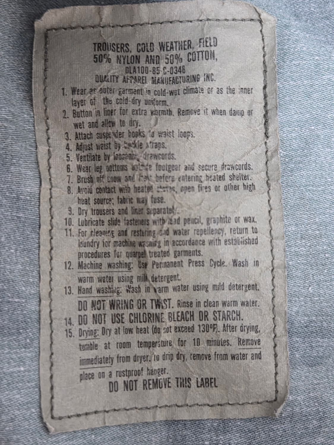 80s m65 우드랜드 카모 팬츠 M/L 상품이미지6