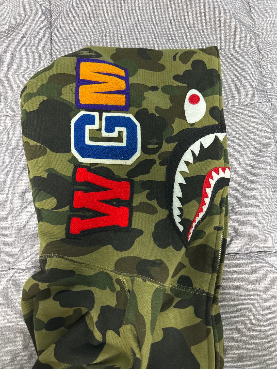 베이프 샤크후드 녹계 상품이미지2