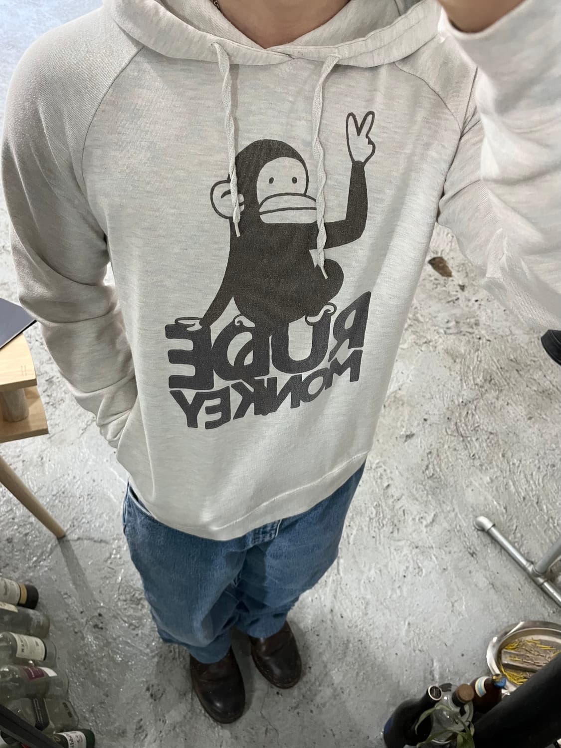 D.T.S.G saru hoodie 상품이미지3