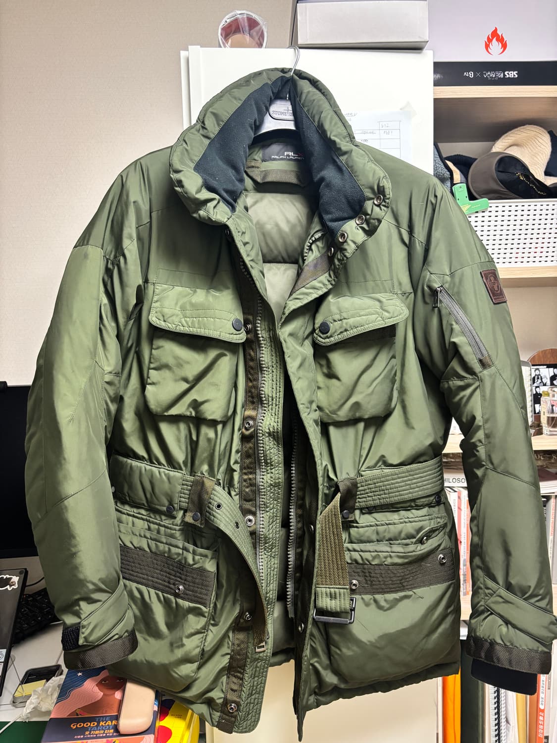 폴로 RLX 로버다운 파카 올리브 상품이미지1