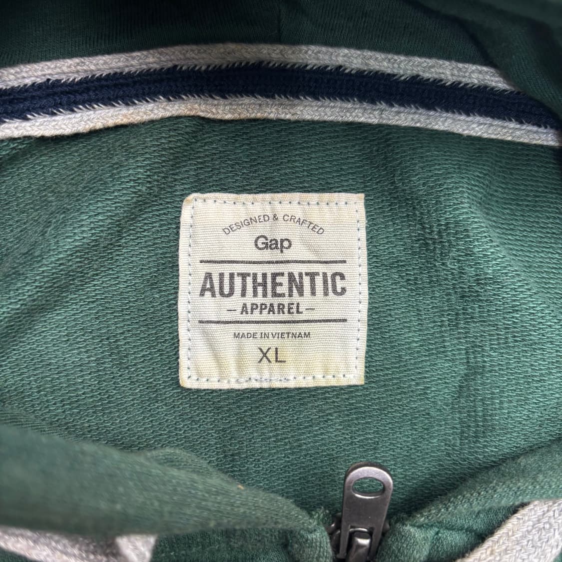 GAP 갭 y2k 그린 후드집업 XL 상품이미지7