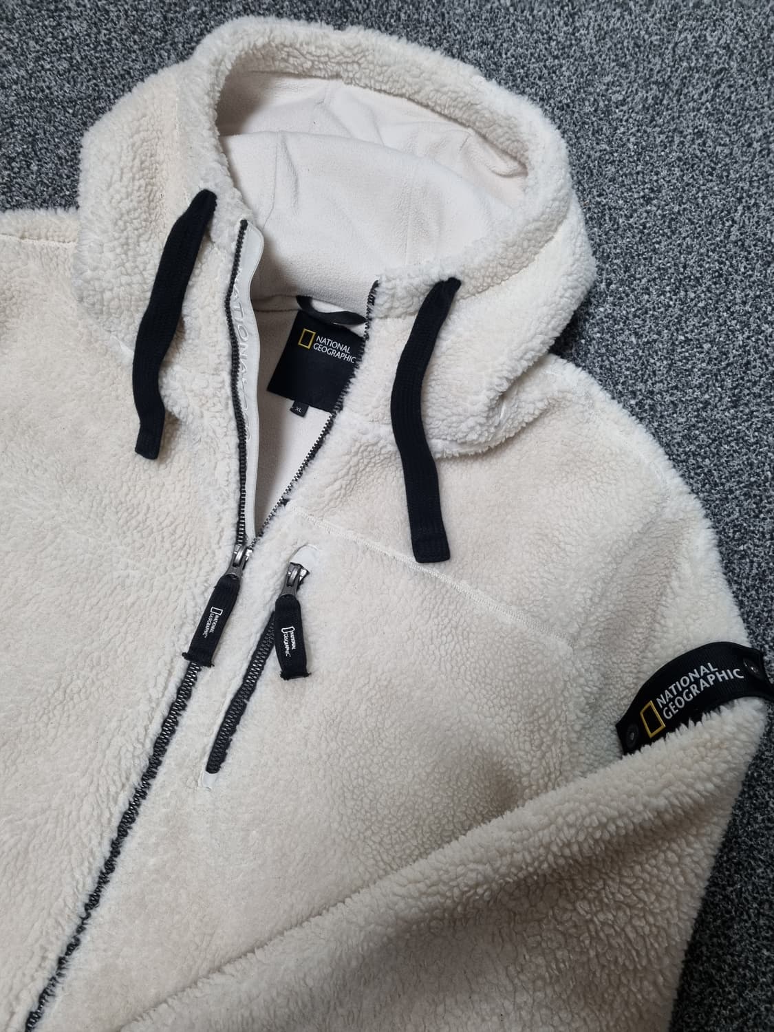 내셔널지오그래픽 뽀글이 후리스 집업 XL  상품이미지3