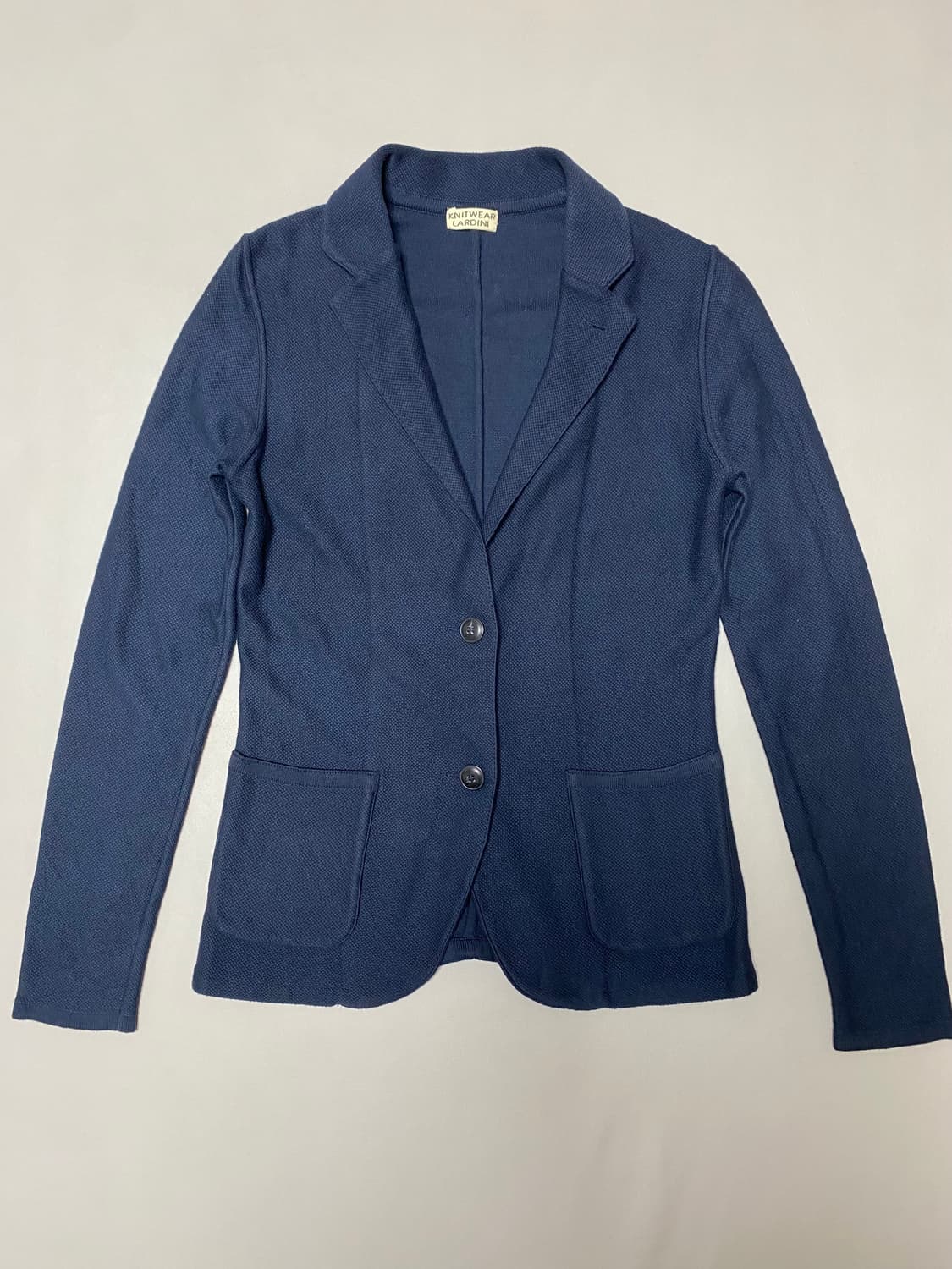 Lardini 라르디니 여성 니트 블레이저 네이비 38 상품이미지2