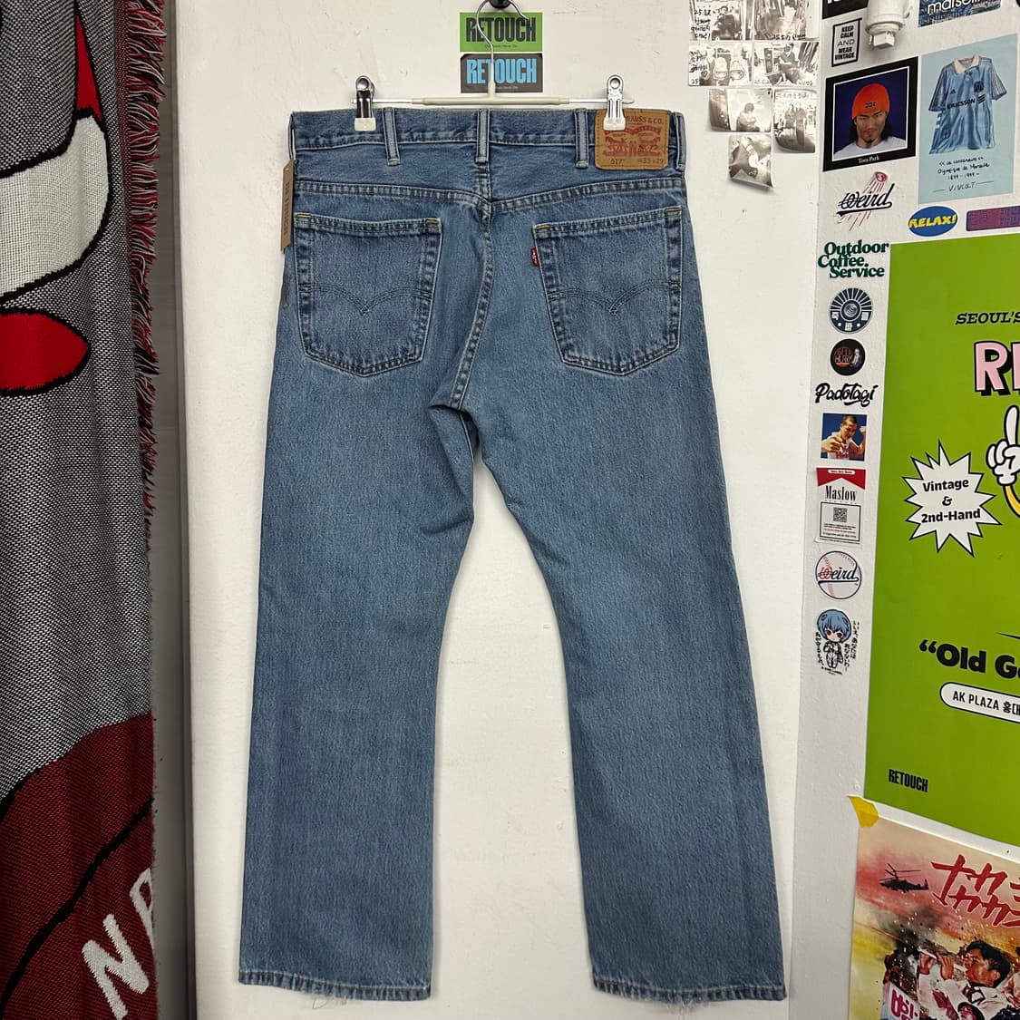 00‘s 리바이스 517 부츠컷 중연청 상품이미지4