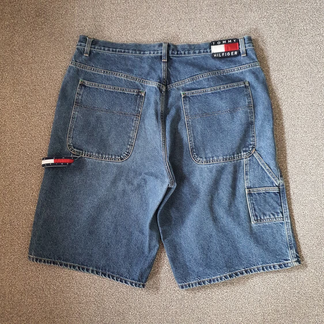 90s타미 힐피거 빈티지 카펜터 데님 숏팬츠 상품이미지8