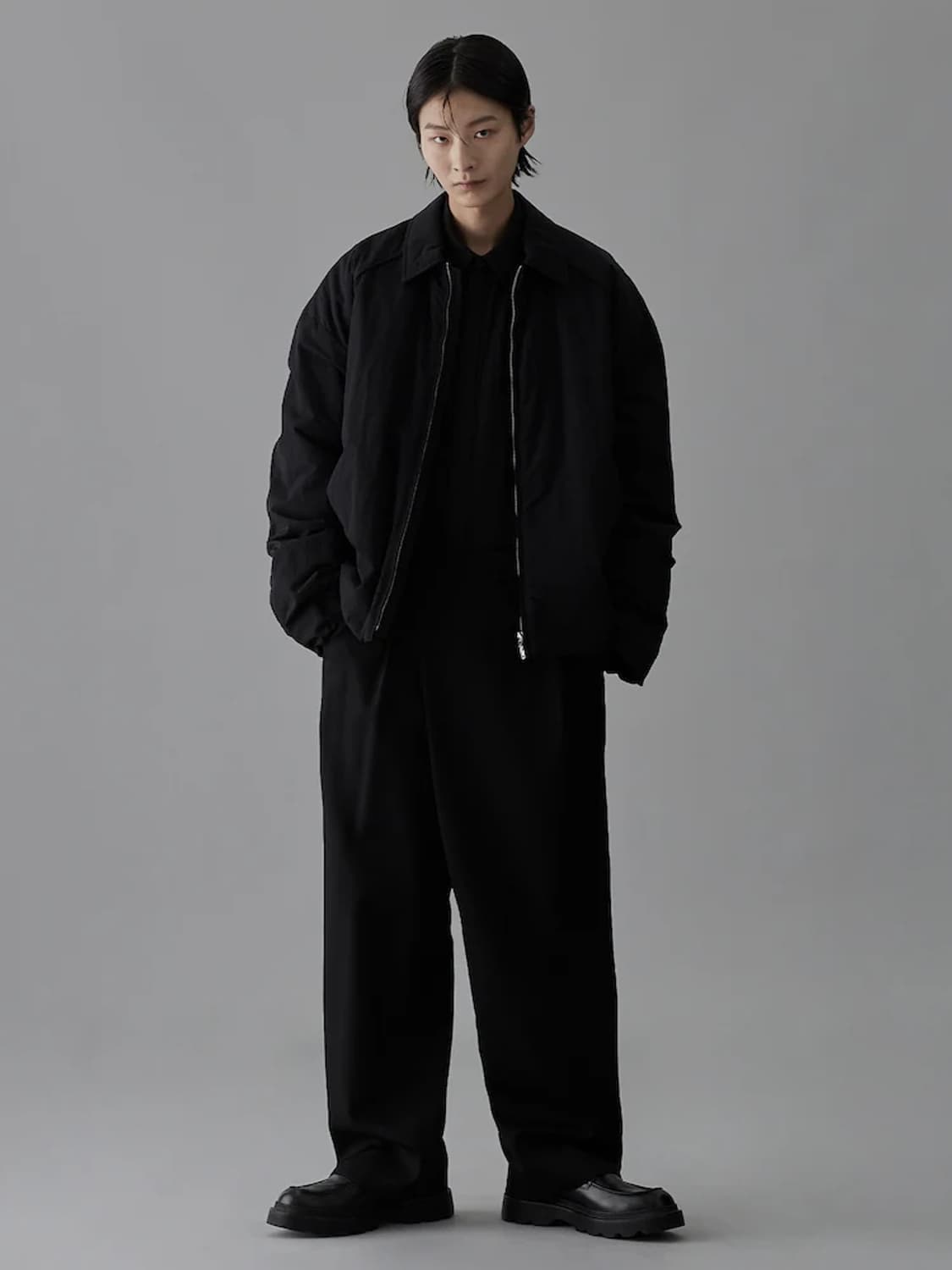 준지 24fw 나일론 패디드 점퍼 상품이미지3