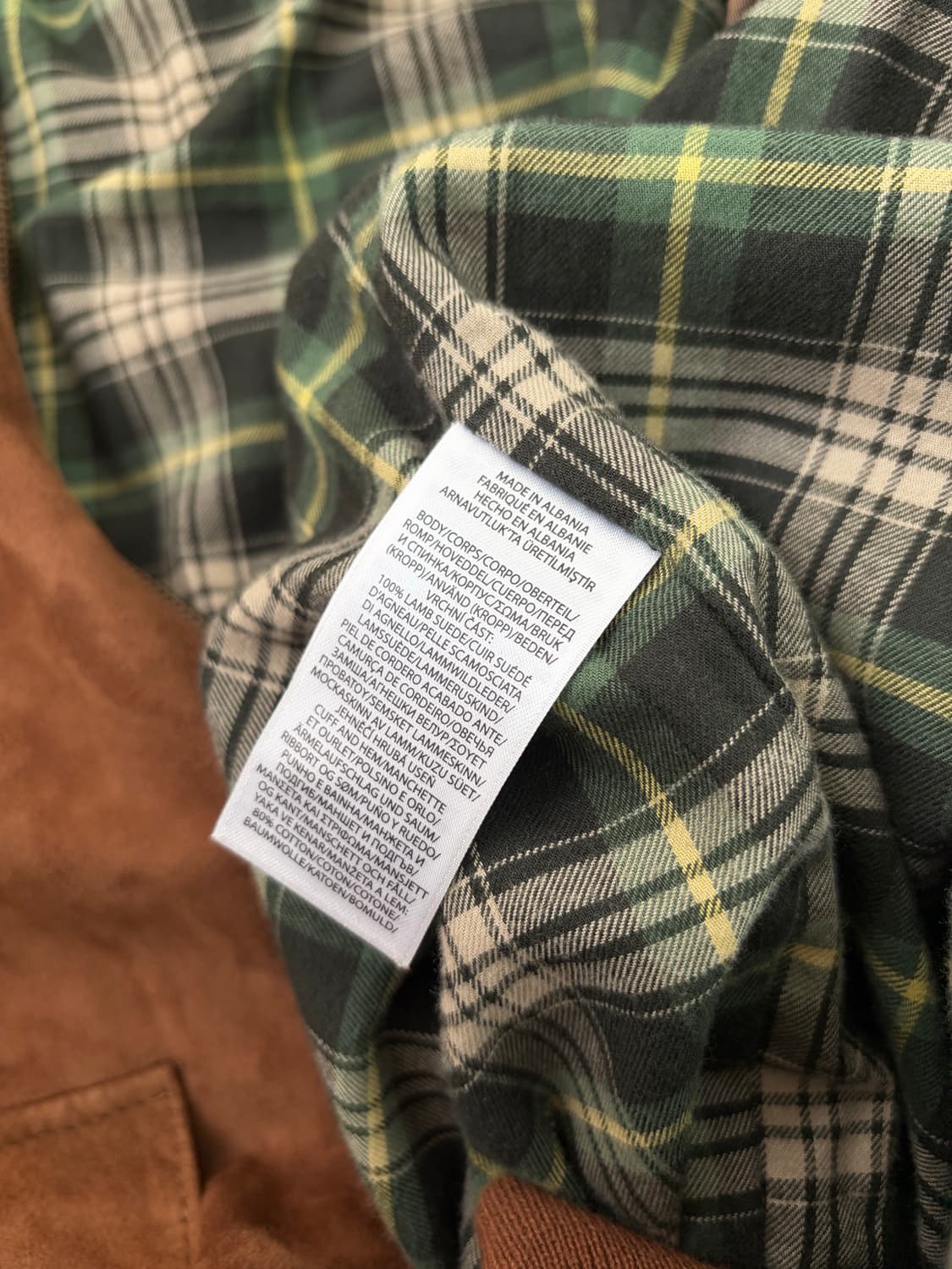 폴로 랄프로렌 A-2 스웨이드 레더 자켓 상품이미지10