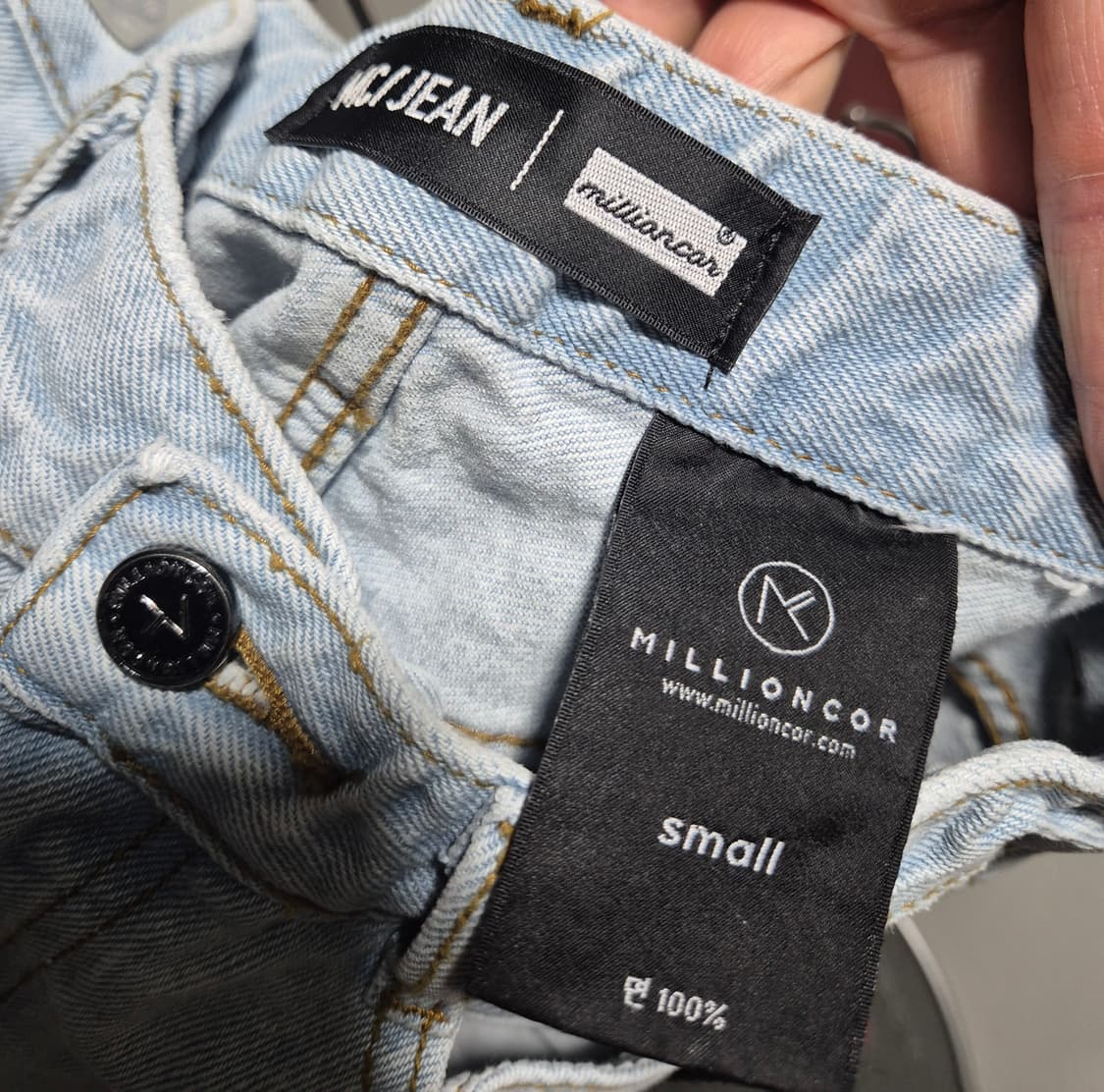 밀리언코르 빈티지 와이드 데님청바지 Women 상품이미지4