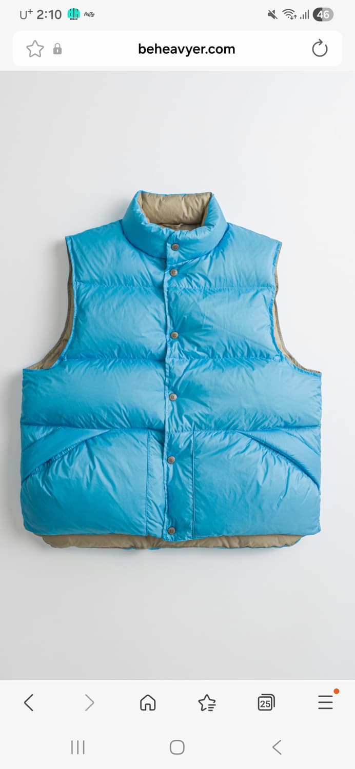 비헤비어 리버서블 패딩베스트 2사이즈 상품이미지1