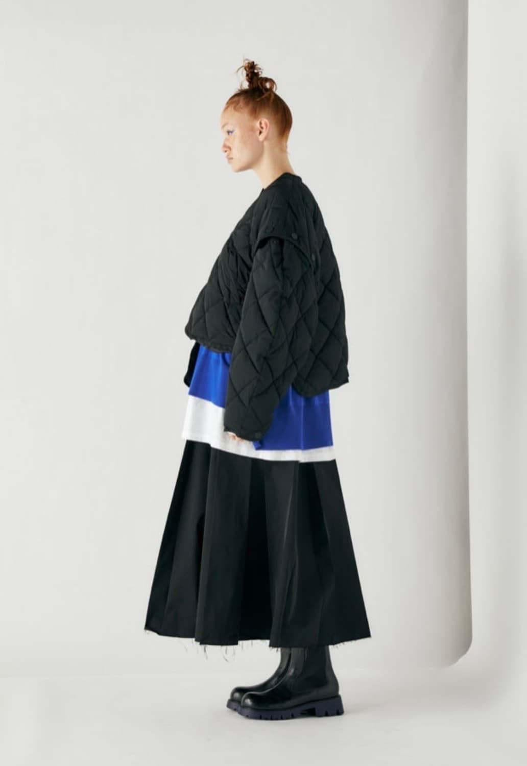 enfold 퀼팅 언발란스 패딩 자켓 사이즈38 상품이미지5