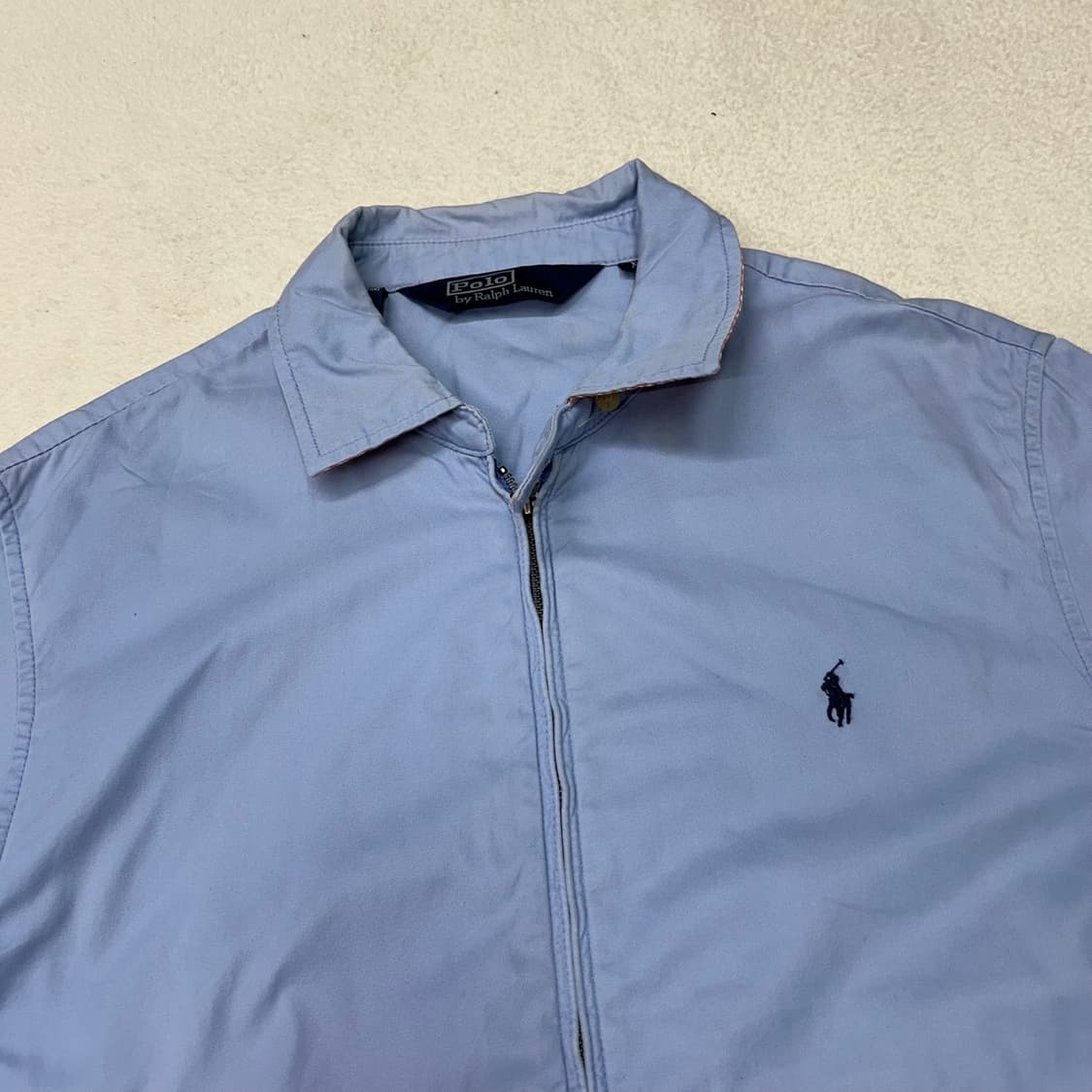 Polo milky blue swing top blouson 상품이미지5