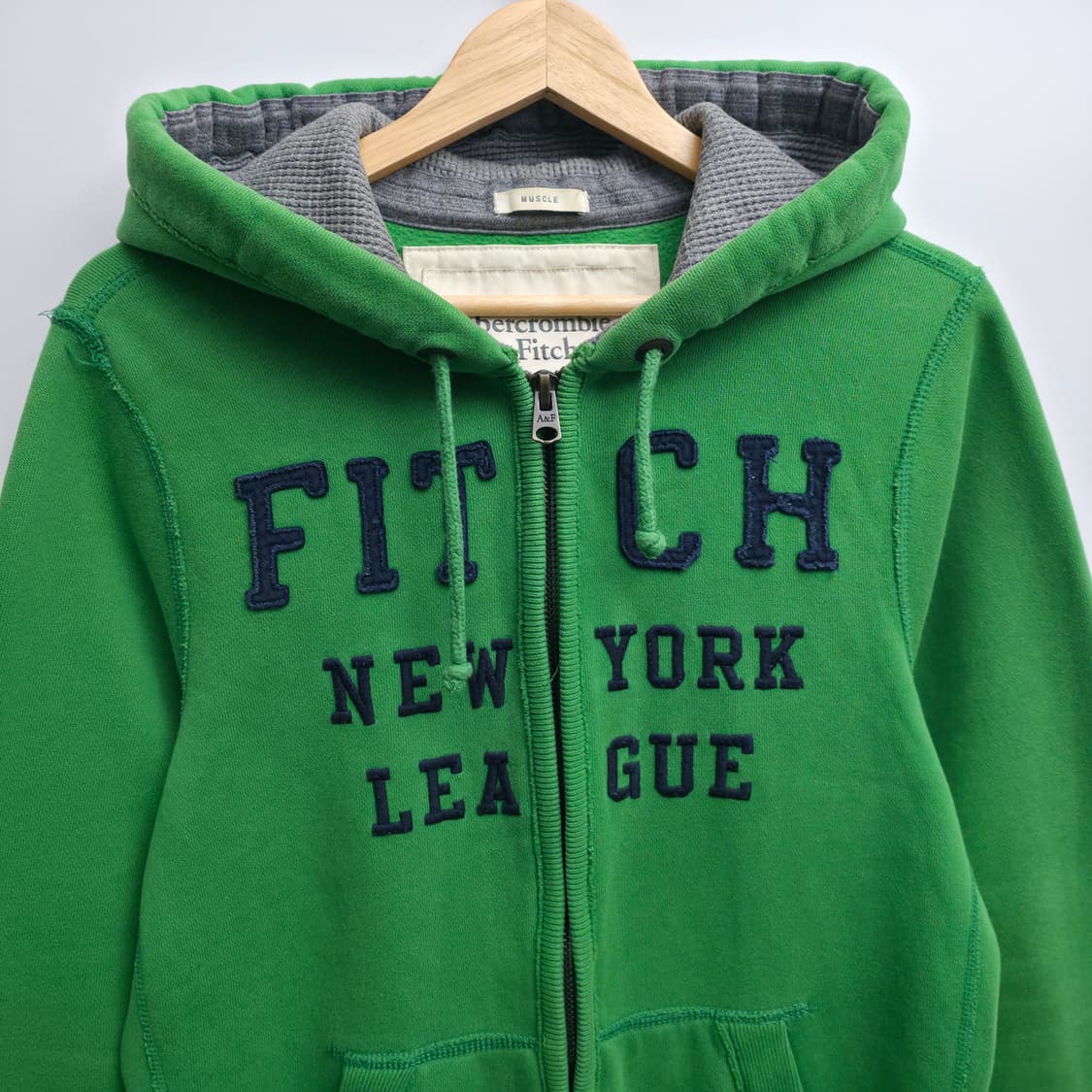 [L] 아베크롬비 그린 후드집업 상품이미지2