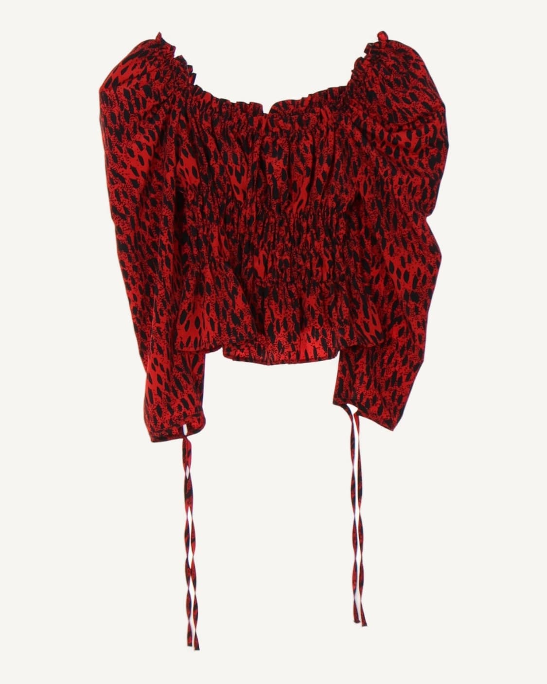 TOPSHOP LEOPARD 탑샵 블라우스 (미국 현지 구매) 상품이미지1