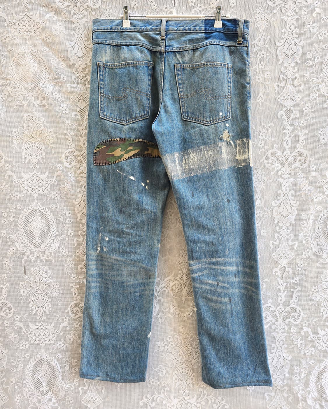 본즈 앤 피스 카모패치워크 데님 상품이미지6