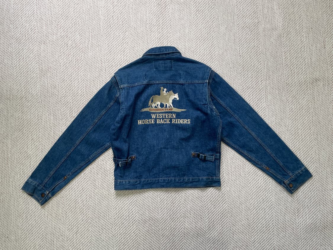 랭글러 M649 웨스턴 horse oack riders 데님자켓  상품이미지1