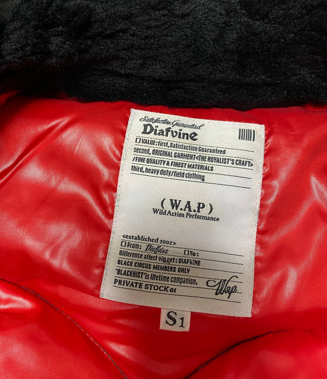 디아프바인 웨스턴 요크 레더패딩 S 상품이미지4