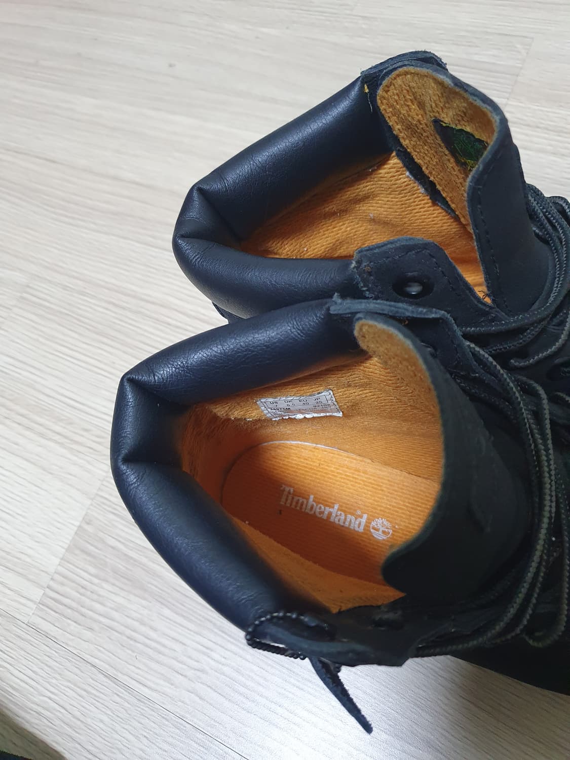 팀버랜드 블랙 6인치 부츠 250 상품이미지9