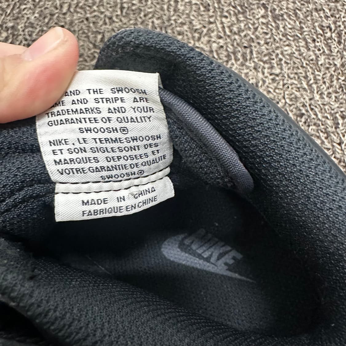 NIKE 나이키 덩크 스카이 여성 하이탑 운동화 블랙 240 상품이미지7