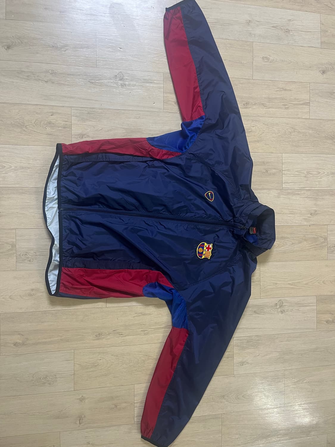 00-01바르셀로나 나이키 트레이닝 레인 재킷 XL 상품이미지1