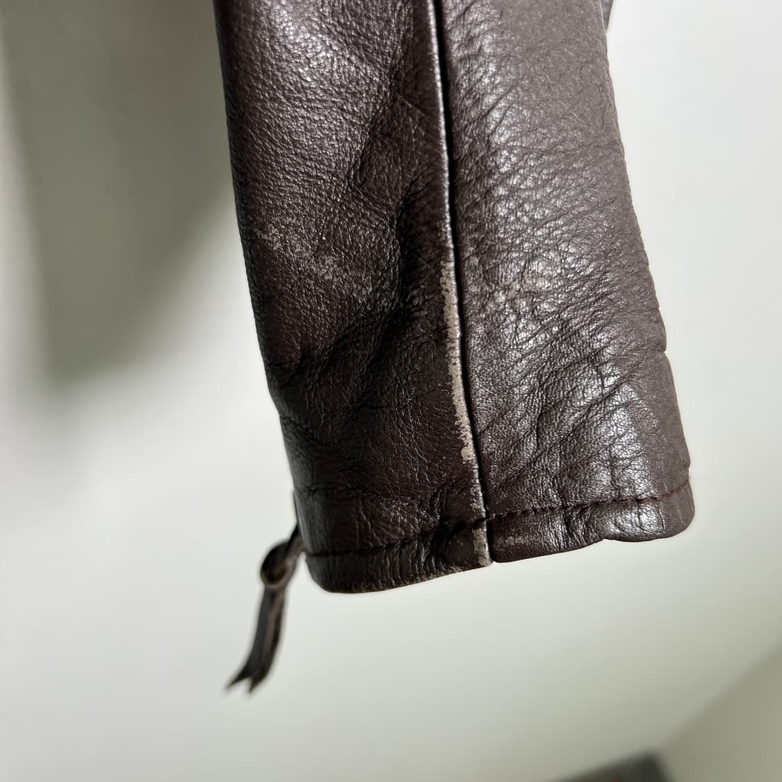 JPN VTG 빈티지 브라운 라이더 가죽 자켓 M 상품이미지9