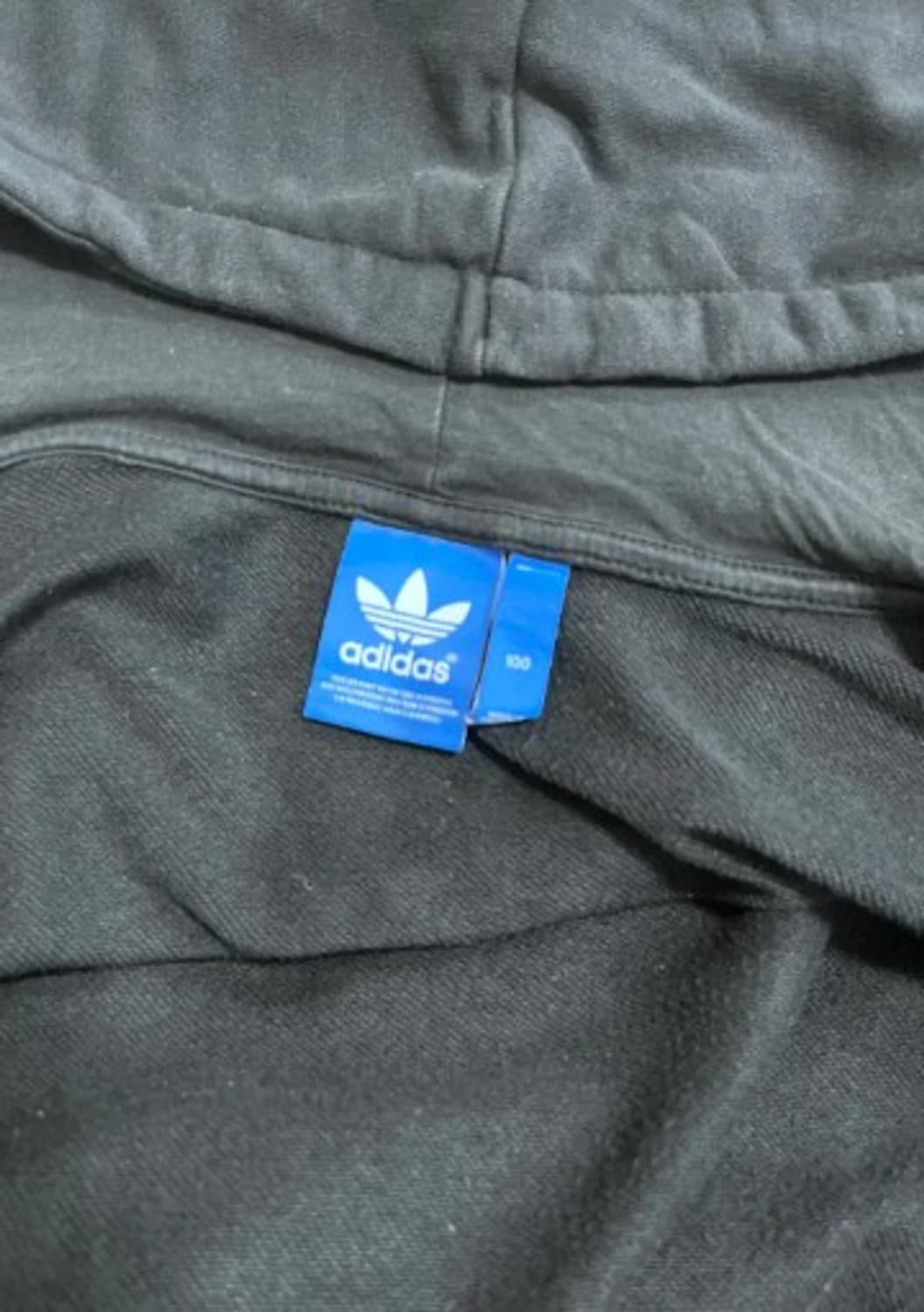 아디다스 오리지널 남성 블랙후드집업점퍼 100사이즈 상품이미지4