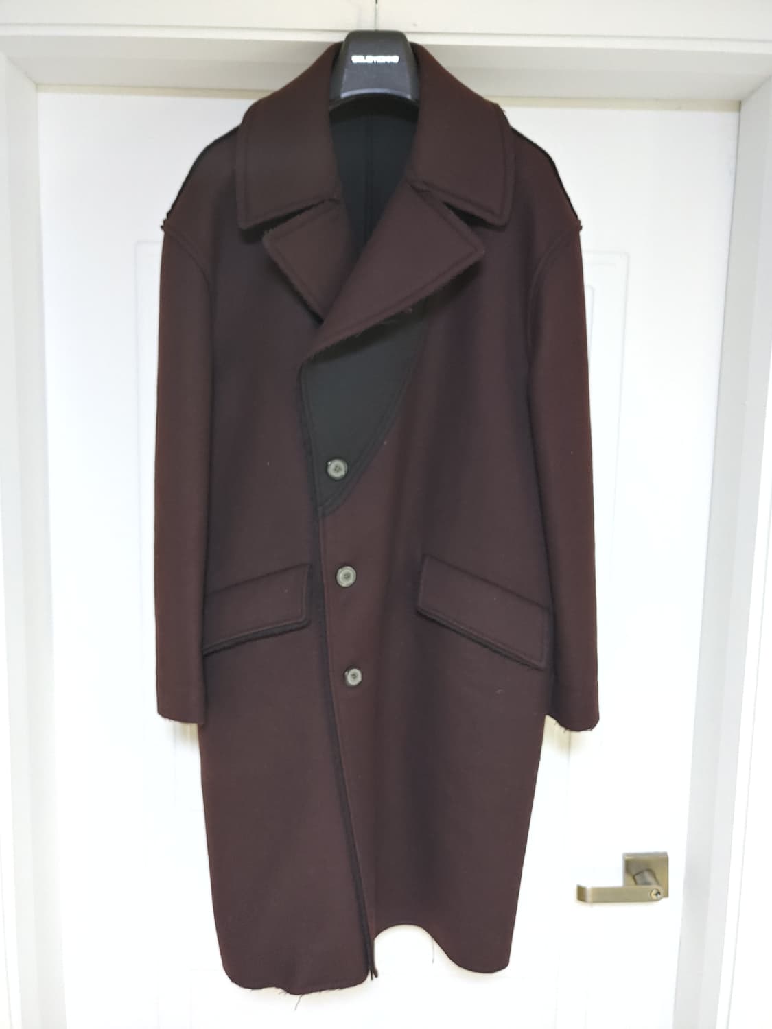 우영미 컬렉션 런웨이 이중 펠트울 코트 팝니다 상품이미지3