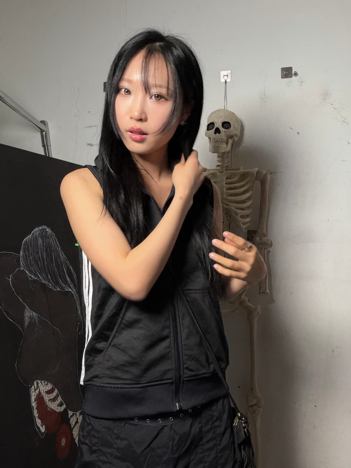 베드 보이 해체주의 사이드 라인 후드 집업 배스트 상품이미지8